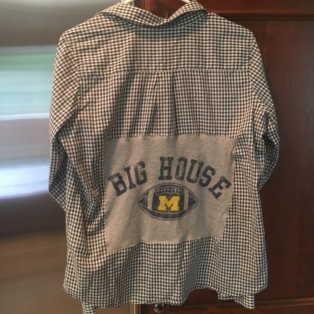 Michigan football flannel!